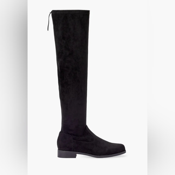 JUSTFAB Reena Over-The-Knee Flat Boot - Black - Picture 3 of 4